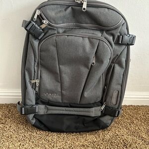 Gray Travel Backpack